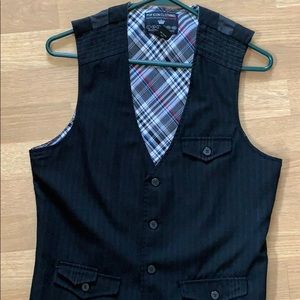 Black Buckle vest
